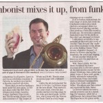 Nick La Riviere - Times Colonist - 2015 CD Release big article